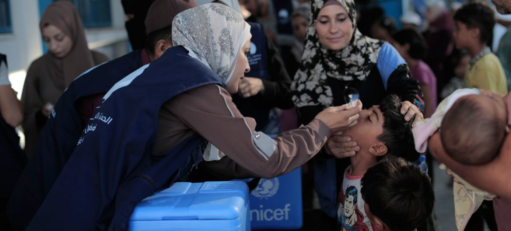 Israeli airstrikes force delay of polio vaccination campaign in northern Gaza